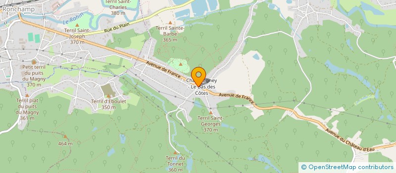 localisation de l'entreprise SCI OLIJOR  CHAMPAGNEY