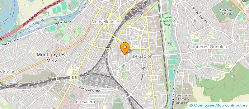 localisation de l'entreprise SCI OLILAU  METZ