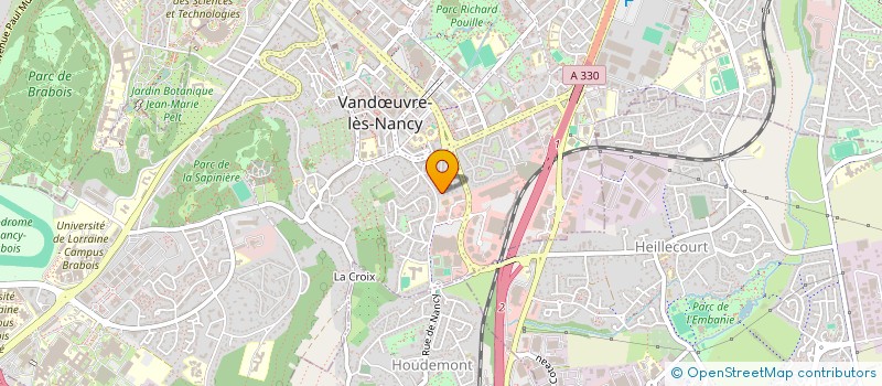 localisation de l'entreprise SCI OLIMA IMMOBILIER  VANDUVRE-LES-NANCY