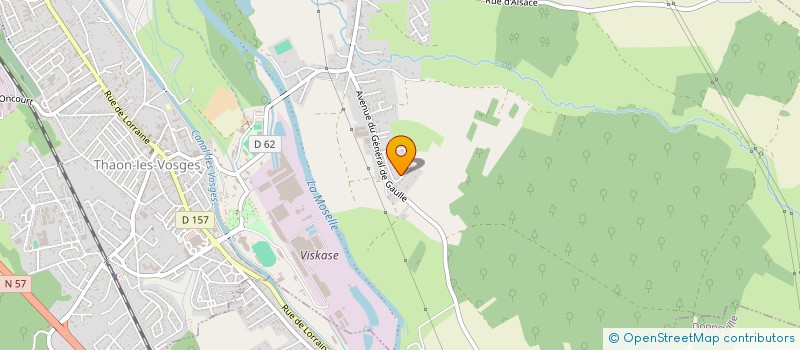 localisation de l'entreprise SCI OLIMAN  THAON-LES-VOSGES