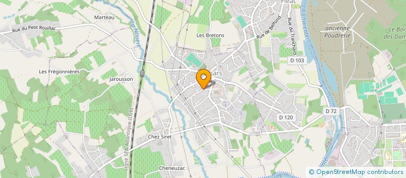 localisation de l'entreprise SCI OLIMARJAC à LINARS