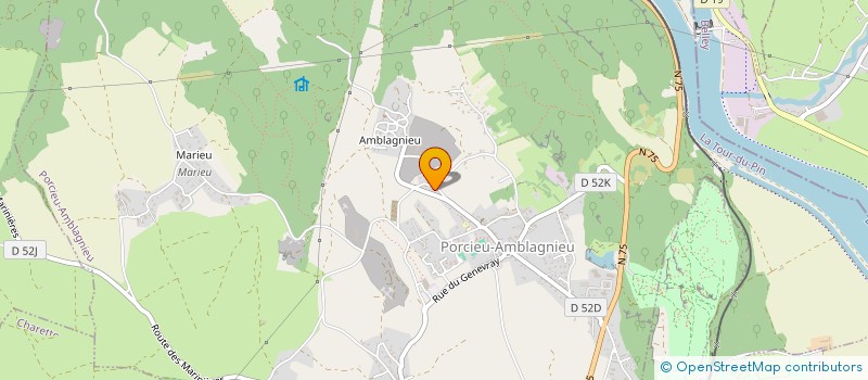 localisation de l'entreprise SCI OLIMATI  PORCIEU-AMBLAGNIEU