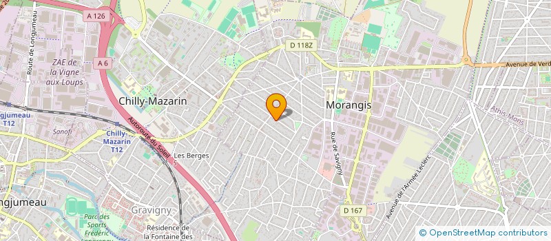 localisation de l'entreprise SCI OLIMMO à MORANGIS