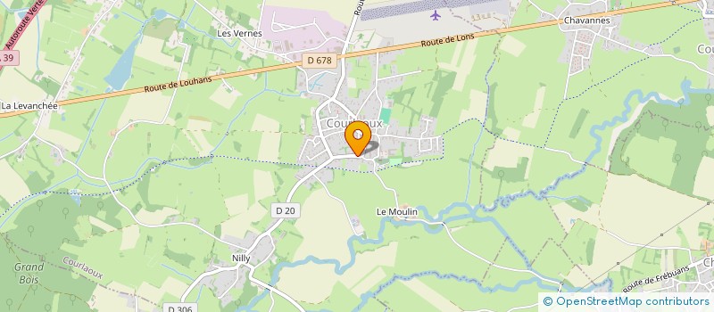 localisation de l'entreprise SCI OLIMMO  COURLAOUX