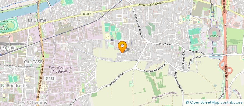 localisation de l'entreprise SCI OLIMMO  DECINES-CHARPIEU