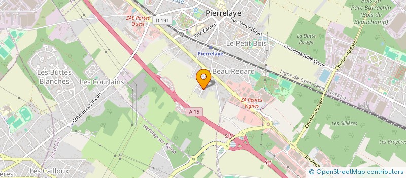 localisation de l'entreprise SCI OLIMMO ENGHIEN-LES-BAINS  PIERRELAYE