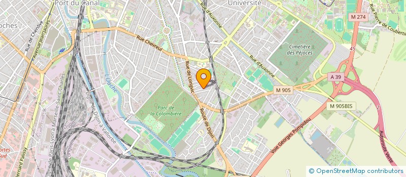 localisation de l'entreprise SCI OLIMMOB à LONGVIC