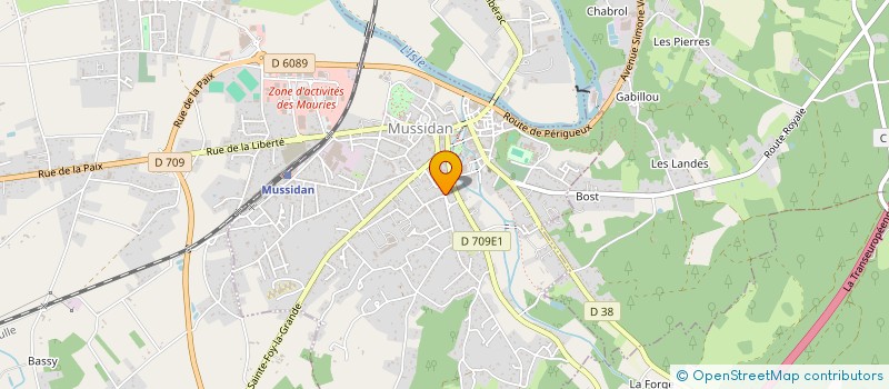 localisation de l'entreprise SCI OLINA  ISSAC