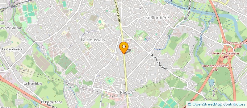 localisation de l'entreprise SCI OLINA  REZE