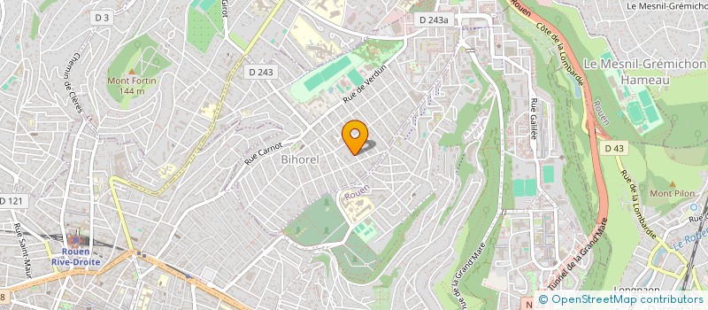 localisation de l'entreprise SCI OLINAD  BIHOREL