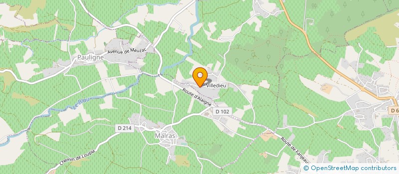 localisation de l'entreprise SCI OLINAT  GAJA-ET-VILLEDIEU