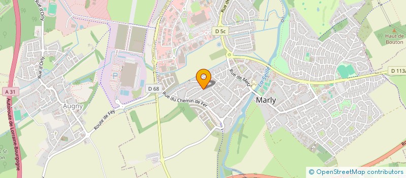 localisation de l'entreprise SCI OLINDA  MARLY