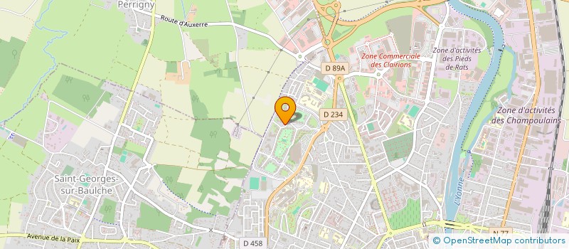 localisation de l'entreprise SCI OLINDO à AUXERRE