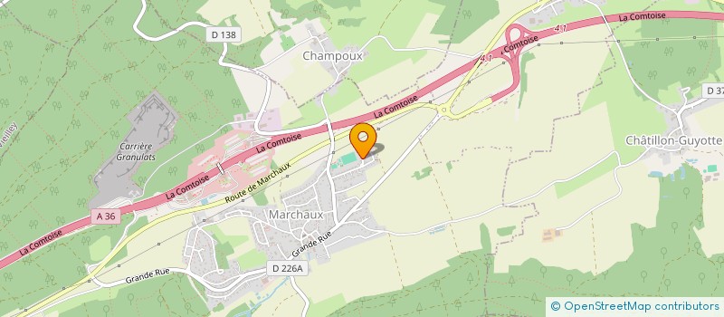 localisation de l'entreprise SCI OLINE  MARCHAUX-CHAUDEFONTAINE