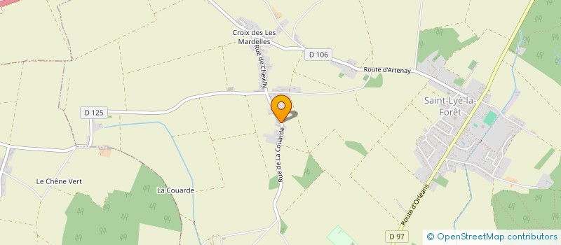 localisation de l'entreprise SCI OLINEDYMAX à SAINT-LYE-LA-FORET