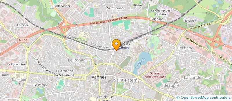 localisation de l'entreprise SCI OLINEST à VANNES