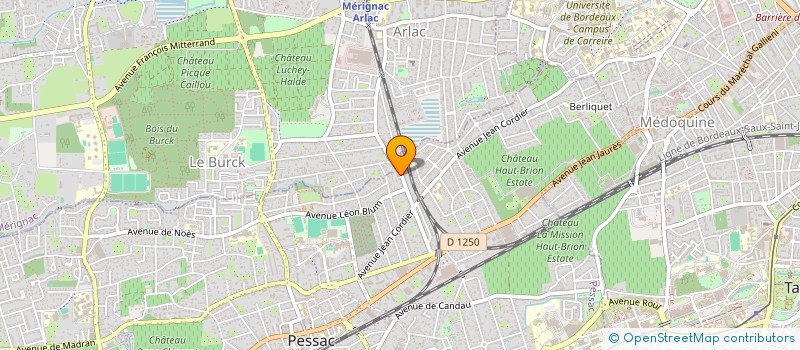 localisation de l'entreprise SCI OLIPH  PESSAC