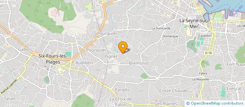 localisation de l'entreprise SCI OLIRIA à LA SEYNE-SUR-MER