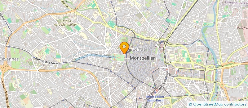 localisation de l'entreprise SCI OLISA à MONTPELLIER