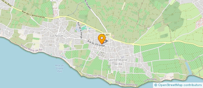 localisation de l'entreprise SCI OLISA  SAINTE-MARIE-DE-RE