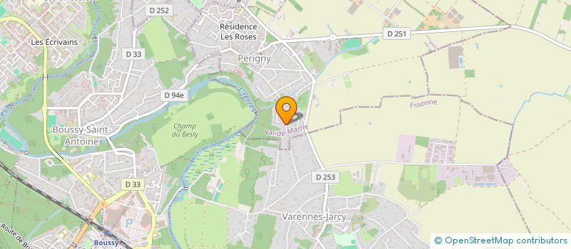 localisation de l'entreprise SCI OLISA BRIE  PERIGNY