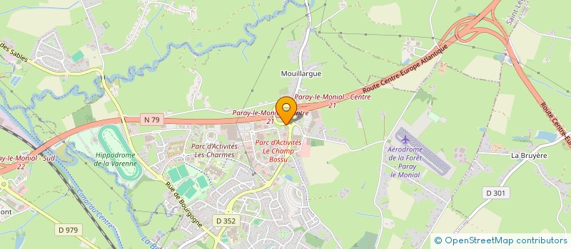 localisation de l'entreprise SCI OLISAM  PARAY-LE-MONIAL