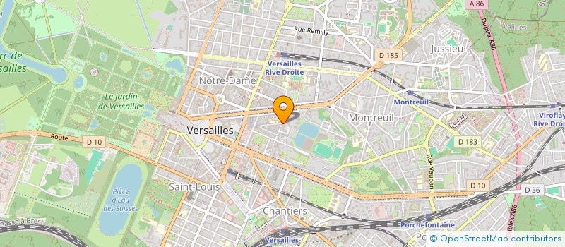localisation de l'entreprise SCI OLISANE à VERSAILLES