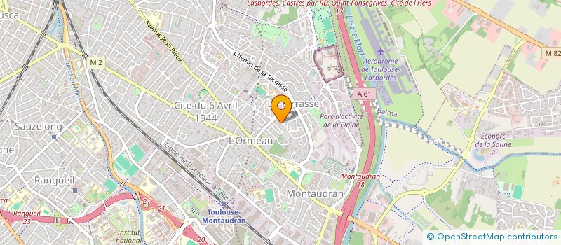 localisation de l'entreprise SCI OLISURE  TOULOUSE