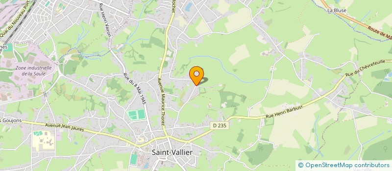 localisation de l'entreprise SCI OLIV  SAINT-VALLIER