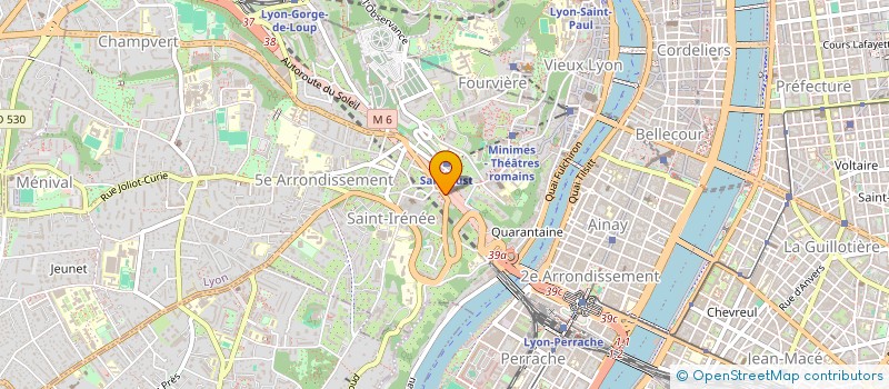 localisation de l'entreprise SCI OLIV' AND CO  LYON 5EME