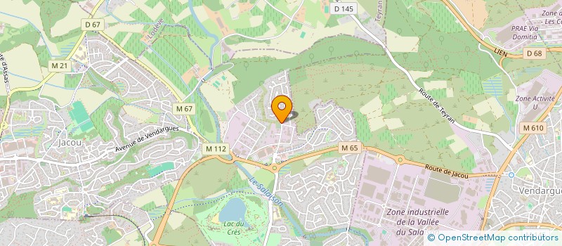 localisation de l'entreprise SCI OLIVA  LE CRES