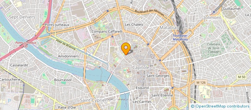 localisation de l'entreprise SCI OLIVA à TOULOUSE