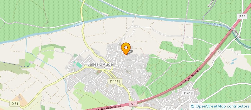 localisation de l'entreprise SCI OLIVAE  SALLES-D'AUDE