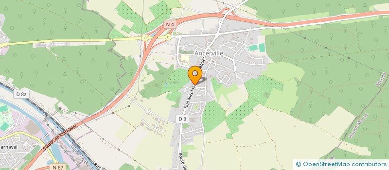 localisation de l'entreprise SCI OLIVAL à ANCERVILLE