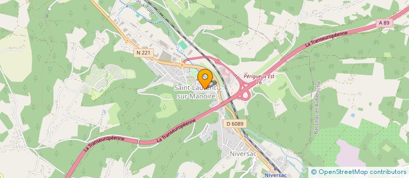 localisation de l'entreprise SCI OLIVAL  BOULAZAC ISLE MANOIRE