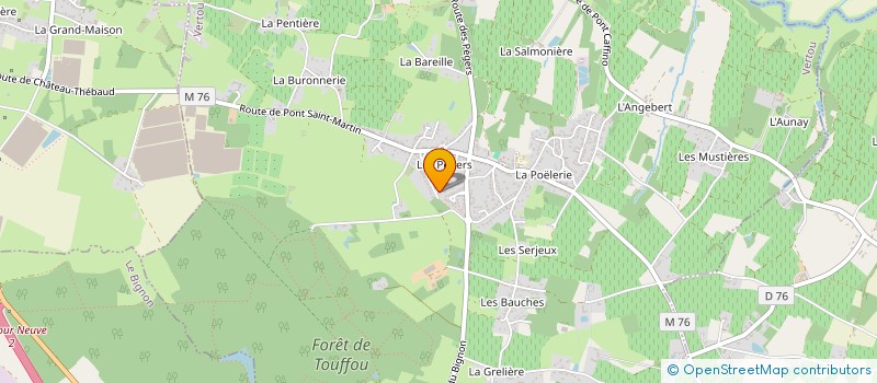 localisation de l'entreprise SCI OLIVAL  VERTOU