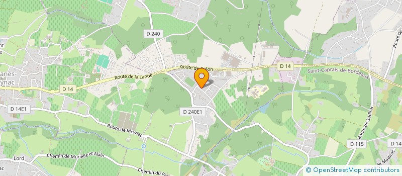 localisation de l'entreprise SCI OLIVAL  CAMBLANES-ET-MEYNAC