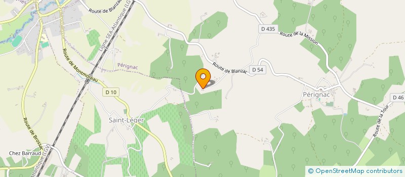 localisation de l'entreprise SCI OLIVANE à PERIGNAC
