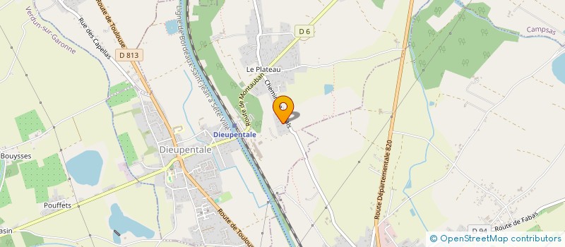 localisation de l'entreprise SCI OLIVANTAU  DIEUPENTALE