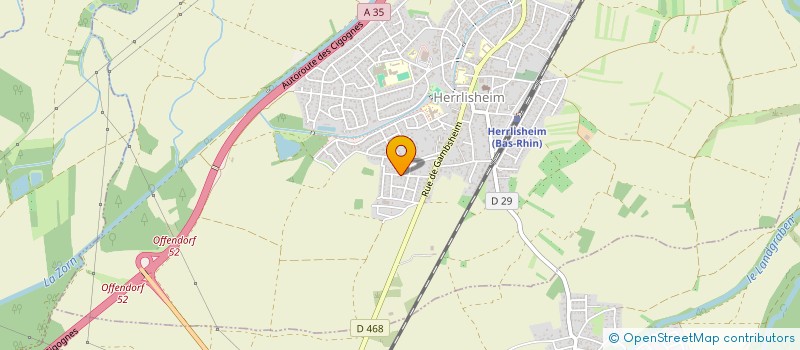 localisation de l'entreprise SCI OLIVE  HERRLISHEIM