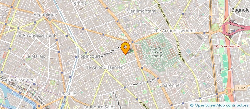 localisation de l'entreprise SCI OLIVE  PARIS