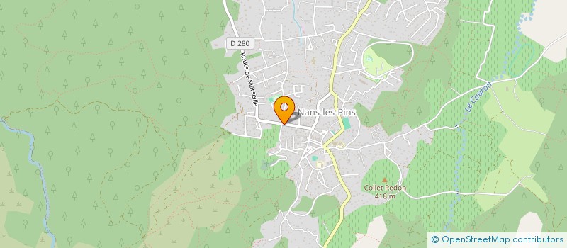 localisation de l'entreprise SCI OLIVE  NANS-LES-PINS