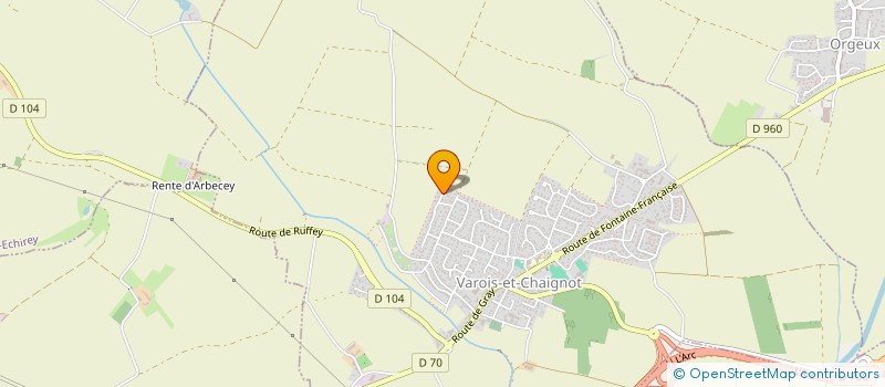 localisation de l'entreprise SCI OLIVE  VAROIS-ET-CHAIGNOT