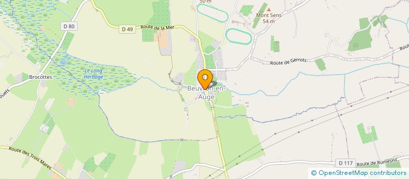 localisation de l'entreprise SCI OLIVE BEUVRON  BEUVRON-EN-AUGE