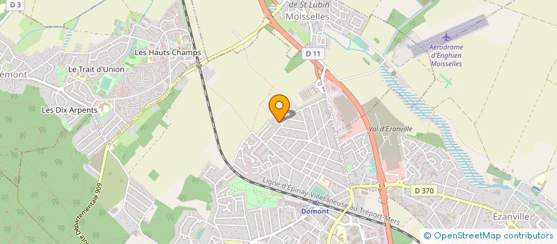 localisation de l'entreprise SCI OLIVEIRA  DOMONT