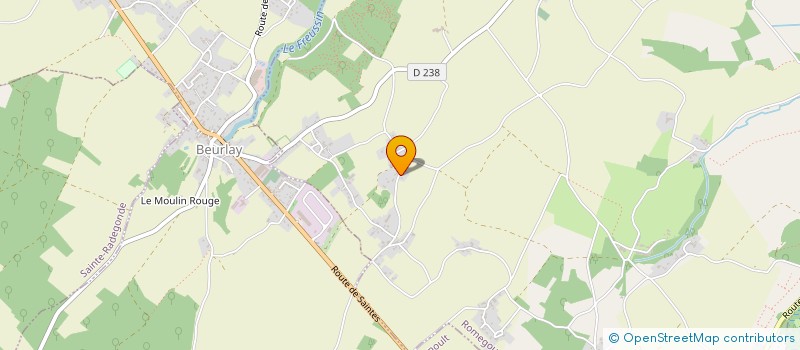 localisation de l'entreprise SCI OLIVEO  ROMEGOUX