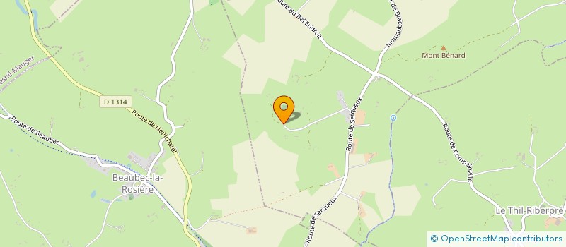 localisation de l'entreprise SCI OLIVER  COMPAINVILLE