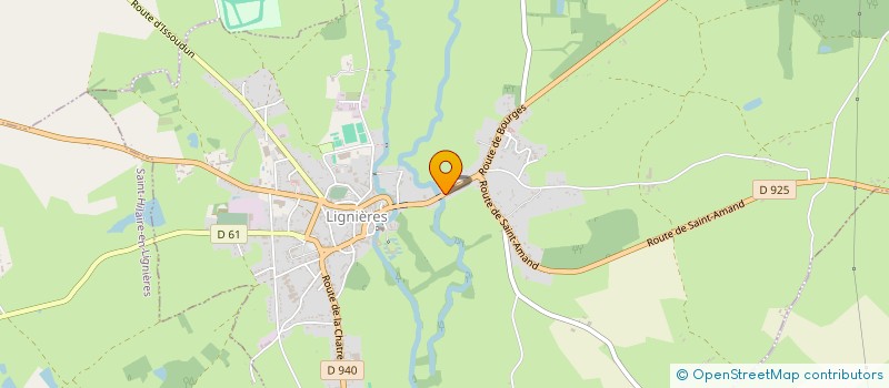 localisation de l'entreprise SCI OLIVER IMMOBILIER  LIGNIERES