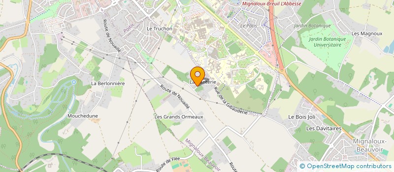 localisation de l'entreprise SCI OLIVETI 1 à MIGNALOUX-BEAUVOIR