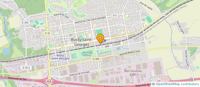 localisation de l'entreprise SCI OLIVETTE  BUSSY-SAINT-GEORGES